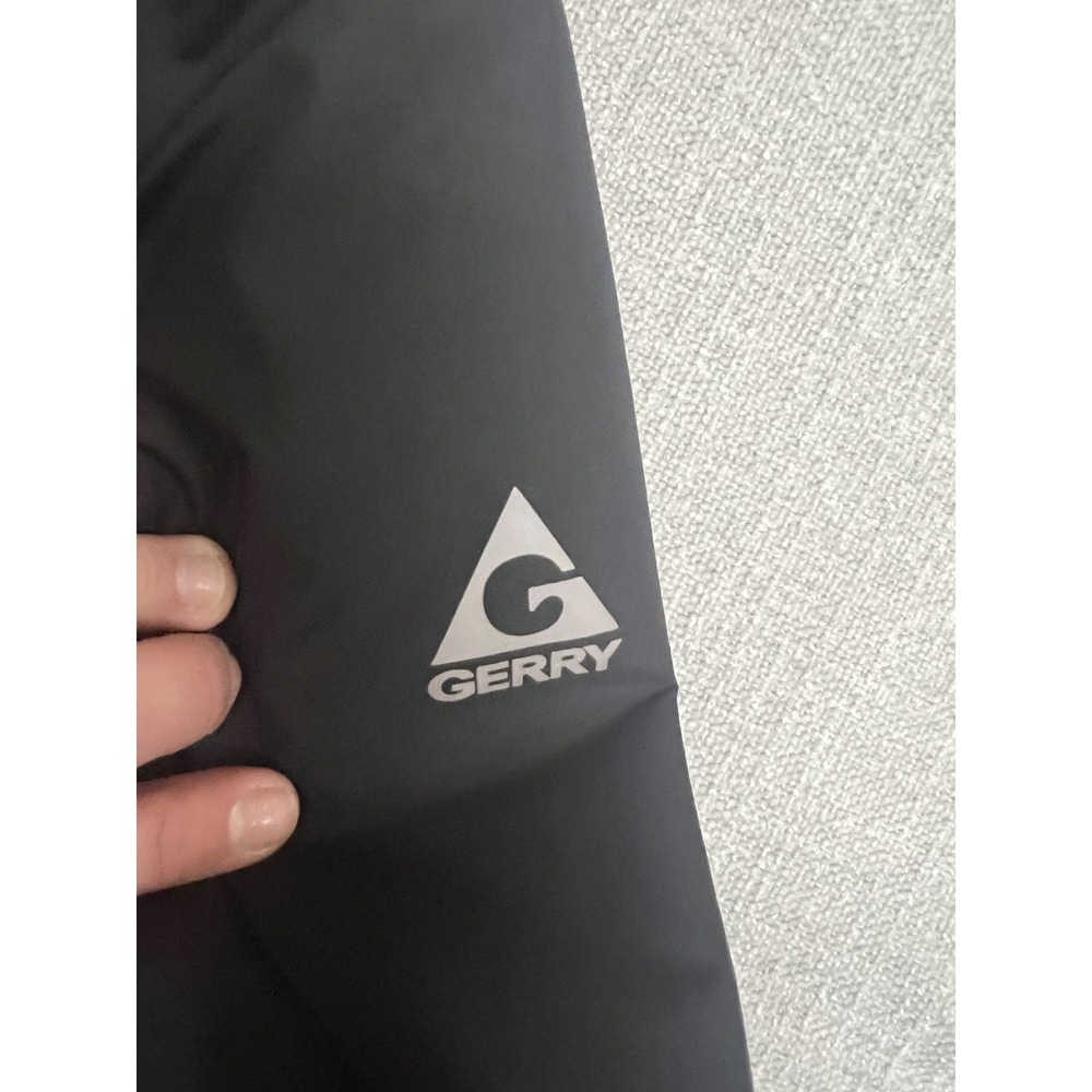 Gerry Hoodie Mens Jacket Full Zip Windbreaker Lightweight BLACK, M - Picture 3 of 4